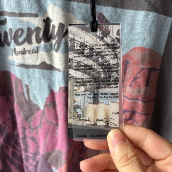 TWENTY MONTREAL Logo Graphic Tee Sz M NWT - Picture 6 of 8
